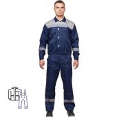 Костюм рабочий летний муж. л20-КПК синий/сер (р.60-62) 170-176 Костюм рабочий летний муж. л20-КПК синий/сер (р.60-62) 170-176