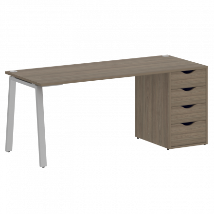 Home Office Стол письменный VR.SP-3-178.4.A Вяз/Серый металл 1780*720*750