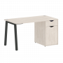 Home Office Стол письменный VR.SP-3-138.1.A Денвер светлый/Антрацит металл 1380*720*750