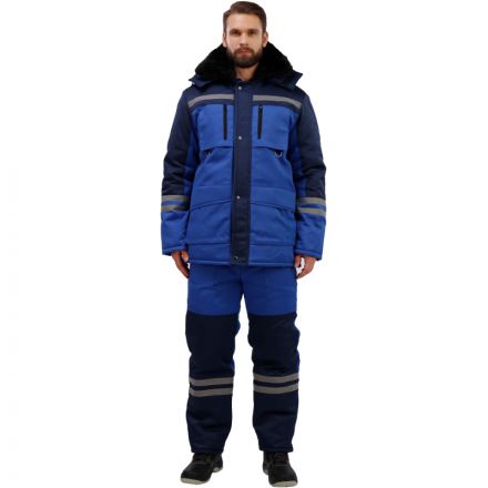 Костюм рабочий зимний муж з03-КПК вас/син (р.44-46) 170-176 Костюм рабочий зимний муж з03-КПК вас/син (р.44-46) 170-176