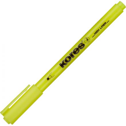 Текстовыделитель Kores желтый (толщина линии 0.5-3.5 мм) Текстовыделитель Kores желтый (толщина линии 0.5-3.5 мм)