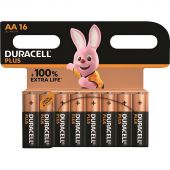 Батарейка Duracell PIus LR6 АА BL16 AlkaIine 1.5V 16шт/уп Батарейка Duracell PIus LR6 АА BL16 AlkaIine 1.5V 16шт/уп
