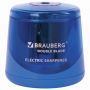 Точилка электрическая BRAUBERG DOUBLE BLADE BLUE, двойное лезвие, питание от 2 батареек AA, 229605 Точилка электрическая BRAUBERG DOUBLE BLADE BLUE, двойное лезвие, питание от 2 батареек AA, 229605