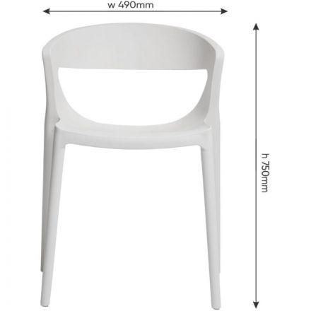 Стул CT_ EVOK белый Стул CT_ EVOK белый