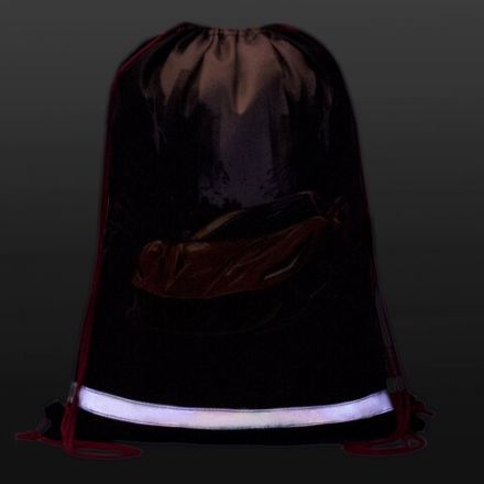 Мешок для обуви BRAUBERG KIDS, светоотражающая полоса, 46х36 см, "Red car", 272392