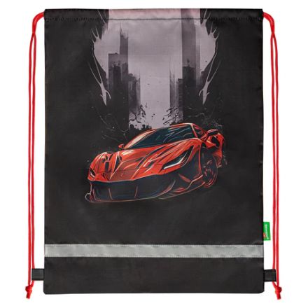 Мешок для обуви BRAUBERG KIDS, светоотражающая полоса, 46х36 см, "Red car", 272392 Мешок для обуви BRAUBERG KIDS, светоотражающая полоса, 46х36 см, "Red car", 272392