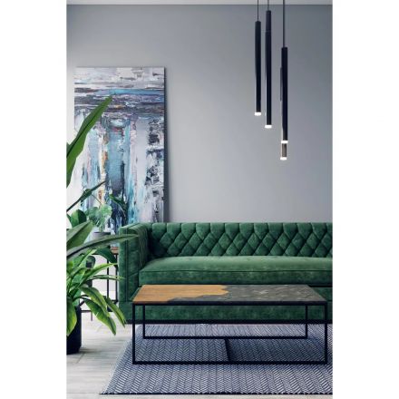 Стол журнальный  KF_Китч, дуб американский/серый бетон