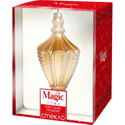 Игрушка новогодняя подвесная из стекла, 97453