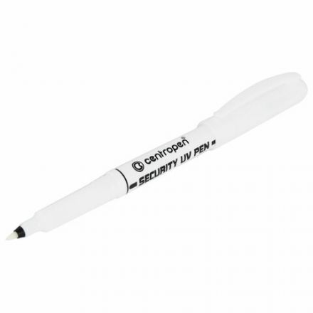 Маркер перманентный ультрафиолетовый CENTROPEN "Security UV", фонарик, 0,6-1 мм, 2699, 6 2699 0201
