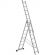 Лестница трехсекционная алюминиевая 3х8 ступеней TOPFORT