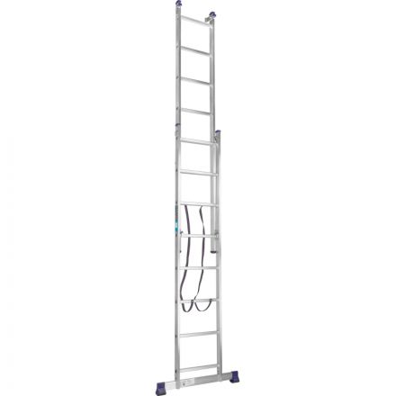Лестница трехсекционная алюминиевая 3х8 ступеней TOPFORT
