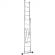 Лестница трехсекционная алюминиевая 3х8 ступеней TOPFORT