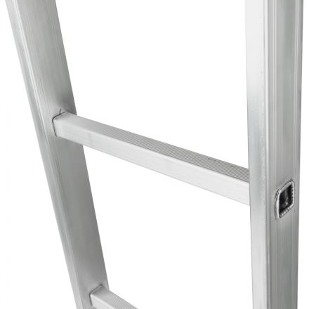 Лестница трехсекционная алюминиевая 3х8 ступеней TOPFORT