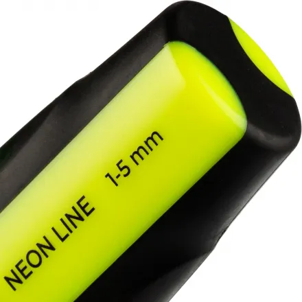 Маркер текстовыделитель Комус Neon Line 1-5 мм желтый