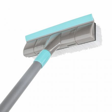 Швабра со щеткой-шробер + водосгон, универсальная для сухой и влажной уборки, черенок 130см, ширина 27см, щетина 3,5см, LAIMA HOME, 606806 Швабра со щеткой-шробер + водосгон, универсальная для сухой и влажной уборки, черенок 130см, ширина 27см, щетина 3,5см, LAIMA HOME, 606806