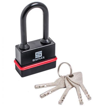 Замок навесной всепогодный_УЗК БУЛАТ ВС 3-Н65-01 ПЛ 5 кл. d=9мм