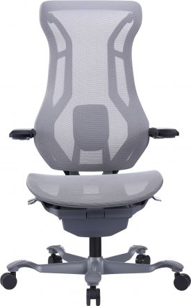 Эргономичное кресло Everprof Atom Grey (Атом Грэй) Сетка Серый