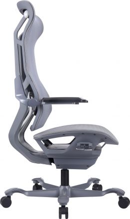 Эргономичное кресло Everprof Atom Grey (Атом Грэй) Сетка Серый