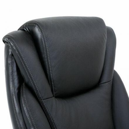 Кресло BRABIX PREMIUM "Gladiator EX-552", натуральная кожа, черное, 532939