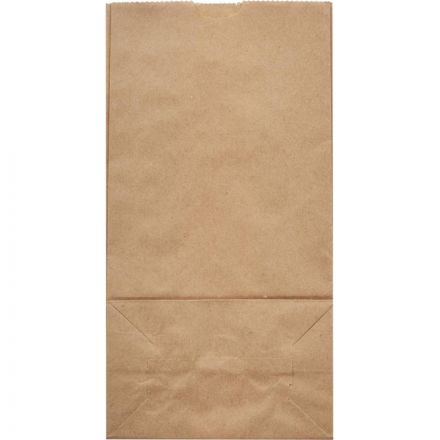 Пакет бумажный 127х80х248 мм,50гр/м2,  крафт коричневый 1000шт/уп