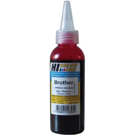 Чернила HI-BLACK для BROTHER (Тип B) универсальные, пурпурные, 0,1 л, водные, 15070103861 Чернила HI-BLACK для BROTHER (Тип B) универсальные, пурпурные, 0,1 л, водные, 15070103861