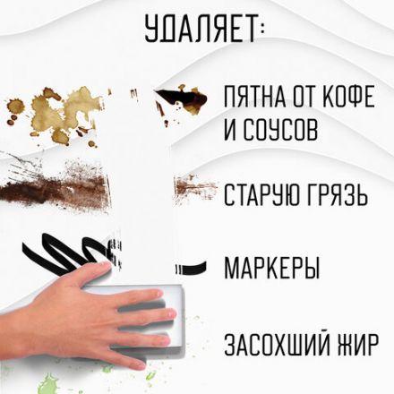 Губка-ластик МЕЛАМИНОВАЯ для удаления пятен, для чистки кухни, уборки, обуви, 9х6х2 см, КОМПЛЕКТ 12 шт., полибэг, LAIMA, 608954