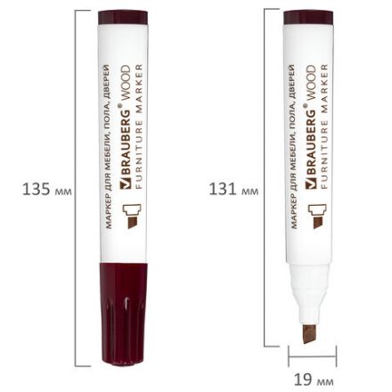 Маркеры для ремонта мебели и изделий из дерева, 6 ЦВЕТОВ, BRAUBERG WOOD, 152203 Маркеры для ремонта мебели и изделий из дерева, 6 ЦВЕТОВ, BRAUBERG WOOD, 152203