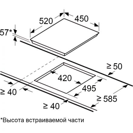 Варочная панель индукционная MAUNFELD CVI453SBWH Варочная панель индукционная MAUNFELD CVI453SBWH