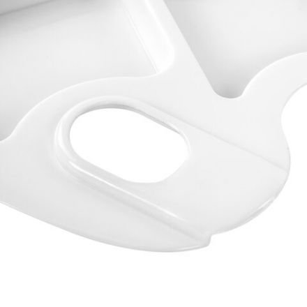 Палитра художественная пластиковая овальная 34х25 см, 17 ячеек, BRAUBERG ART DEBUT, 192230 Палитра художественная пластиковая овальная 34х25 см, 17 ячеек, BRAUBERG ART DEBUT, 192230