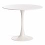 Стол TetChair Тулип/Tulip (мод.011) металл, МДФ, белый, Д90х75см