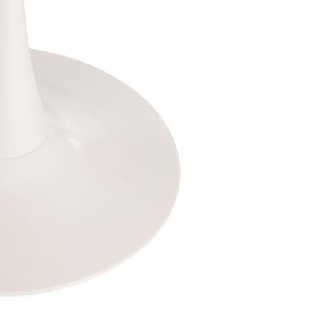 Стол Тулип/Tulip (мод.011) металл, МДФ, белый, Д90х75см