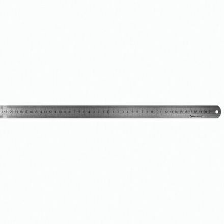 Линейка металлическая 50 см, BRAUBERG, европодвес, 210310 Линейка металлическая 50 см, BRAUBERG, европодвес, 210310