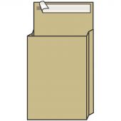 Пакет почтовый B4, UltraPac, 250*353*40мм, коричневый крафт, отр. лента, 130г/м2
