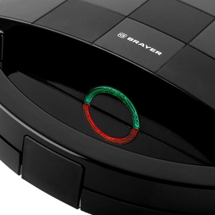 Вафельница BRAYER 2307BR, 750Вт, белг.вафли,панель 22,5x13 см,антиприг.покр Вафельница BRAYER 2307BR, 750Вт, белг.вафли,панель 22,5x13 см,антиприг.покр