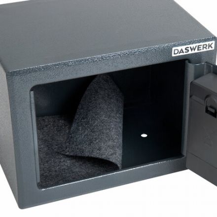 Сейф мебельный DASWERK (ДАСВЕРК) SC-170EL (170х230х170 мм), электронный замок, графит, 291338 Сейф мебельный DASWERK (ДАСВЕРК) SC-170EL (170х230х170 мм), электронный замок, графит, 291338