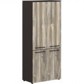 Шкаф SL_Morris с глух ср и мал дв MHC 85.3 Дуб Базель/Венге Магия