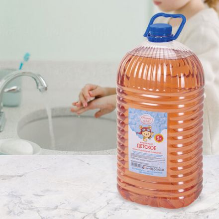 Мыло жидкое ДЕТСКОЕ для детских учреждений и общепита 5 л, HARMONY OF BODY, ПЭТ, HoB-7 Мыло жидкое ДЕТСКОЕ для детских учреждений и общепита 5 л, HARMONY OF BODY, ПЭТ, HoB-7