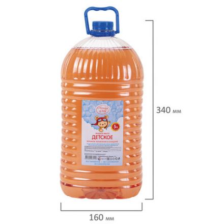 Мыло жидкое ДЕТСКОЕ для детских учреждений и общепита 5 л, HARMONY OF BODY, ПЭТ, HoB-7 Мыло жидкое ДЕТСКОЕ для детских учреждений и общепита 5 л, HARMONY OF BODY, ПЭТ, HoB-7