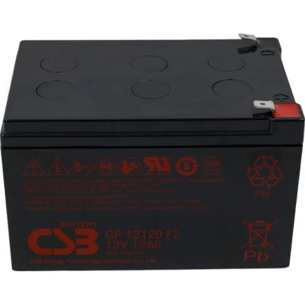 Батарея для ИБП CSB серия GP, GP12120 F2, 12В/12Ач, клеммы F2