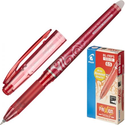 Ручка гелевая со стираемыми чернилами Pilot BL-FRP5 Frixion Рoint красная (толщина линии 0.25 мм) Ручка гелевая со стираемыми чернилами Pilot BL-FRP5 Frixion Рoint красная (толщина линии 0.25 мм)