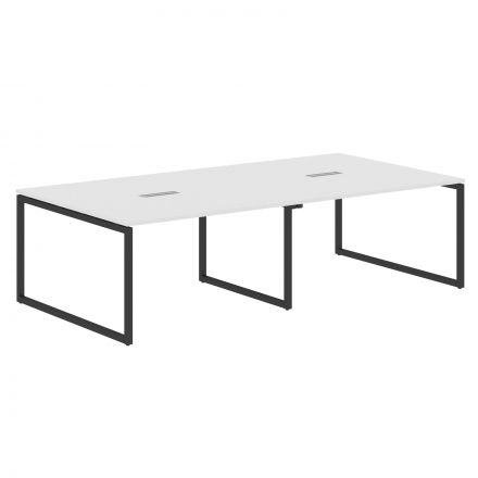 Конференц стол XQSCT 2714 Белый/Антрацит 2720х1406х750 Конференц стол XQSCT 2714 Белый/Антрацит 2720х1406х750