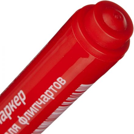 Маркер для флипчартов по бумаге Attache красный 2-3 мм круглый нак Маркер для флипчартов по бумаге Attache красный 2-3 мм круглый нак
