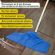 Тряпка для мытья пола из микрофибры 50х60 см "OVERLOCK INDIGO COLOUR", синяя, LAIMA HOME, 608222