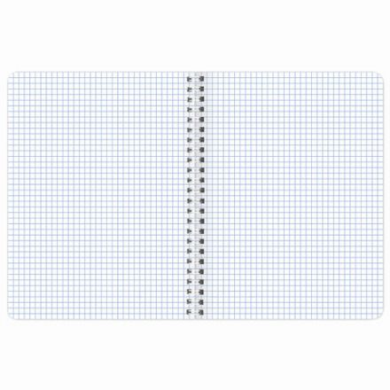 Тетрадь А5 80 л. BRAUBERG, гребень, клетка, обложка картон, "Color" (микс в спайке), 404413