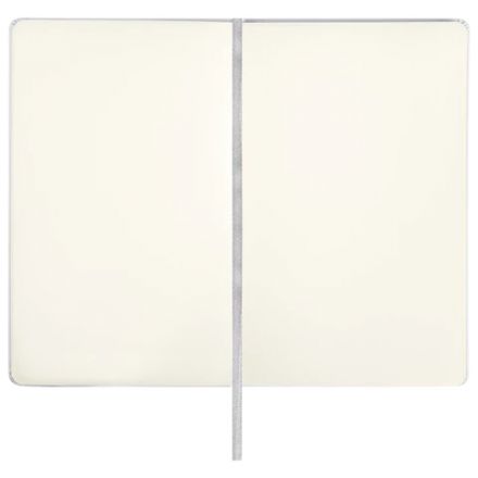 Скетчбук, слоновая кость 140 г/м2 130х210 мм, 80 л., КОЖЗАМ, резинка, BRAUBERG ART CLASSIC, белый, 113192