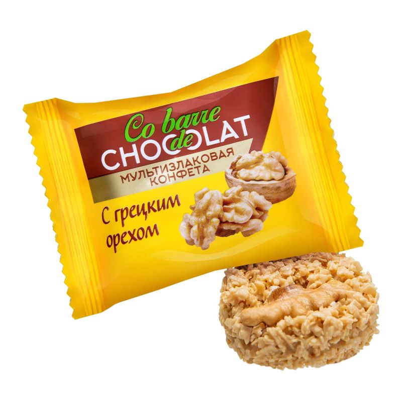 Конфеты ООО В А Ш шоколатье Cobarde el Chocolate Multi Cereal Dark Chocolate