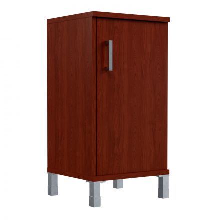 Шкаф-колонка низкая с глухой малой дверью B 411.2(R) Бургунди 475х450х920 BORN