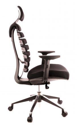 Кресло Everprof Ergo Black (Эрго Блэк) Ткань Черный