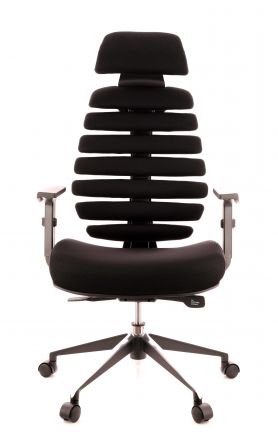 Кресло Everprof Ergo Black (Эрго Блэк) Ткань Черный