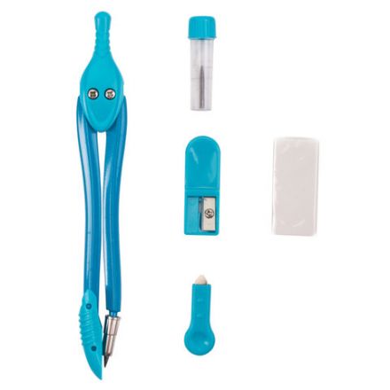 Готовальня BRAUBERG "Modern", 5 предметов: циркуль 135 мм, резинка, точилка, отвёртка, грифель, 210665 Готовальня BRAUBERG "Modern", 5 предметов: циркуль 135 мм, резинка, точилка, отвёртка, грифель, 210665